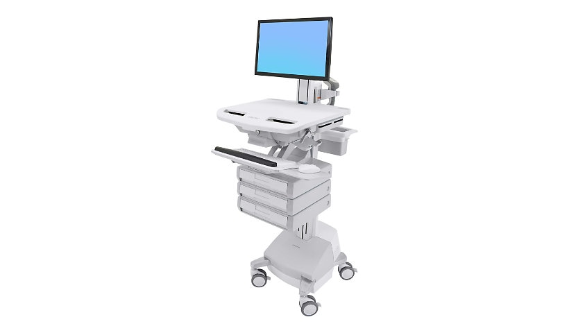 Ergotron StyleView - cart - open architecture - for LCD display / keyboard