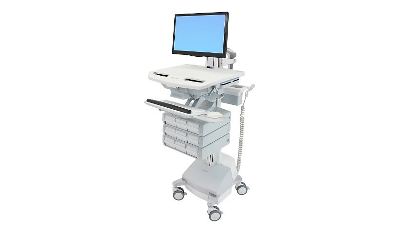 Ergotron StyleView cart - open architecture - for LCD display / keyboard / mouse / CPU / notebook / camera / scanner -