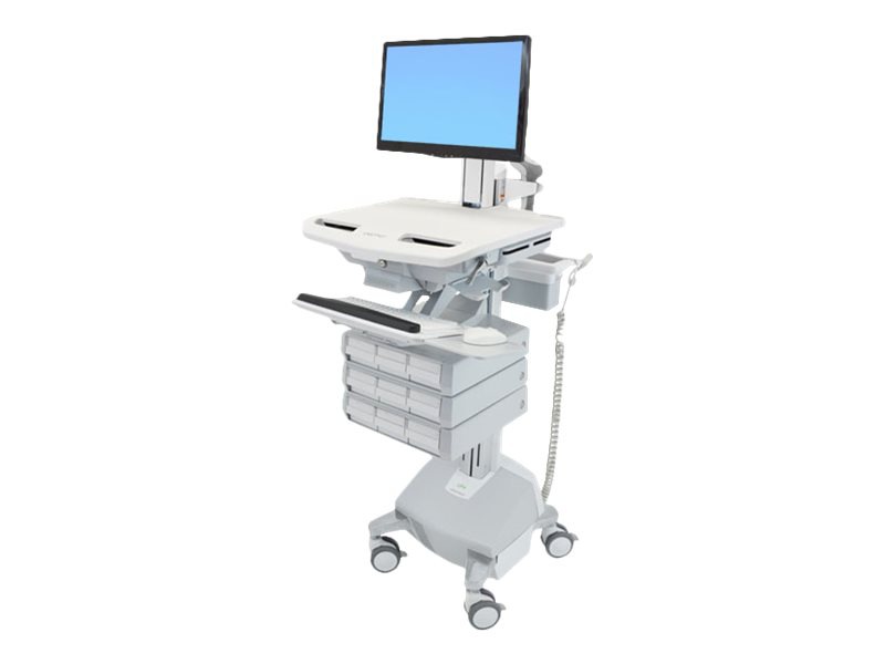 Ergotron StyleView cart - open architecture - for LCD display / keyboard / mouse / CPU / notebook / camera / scanner -