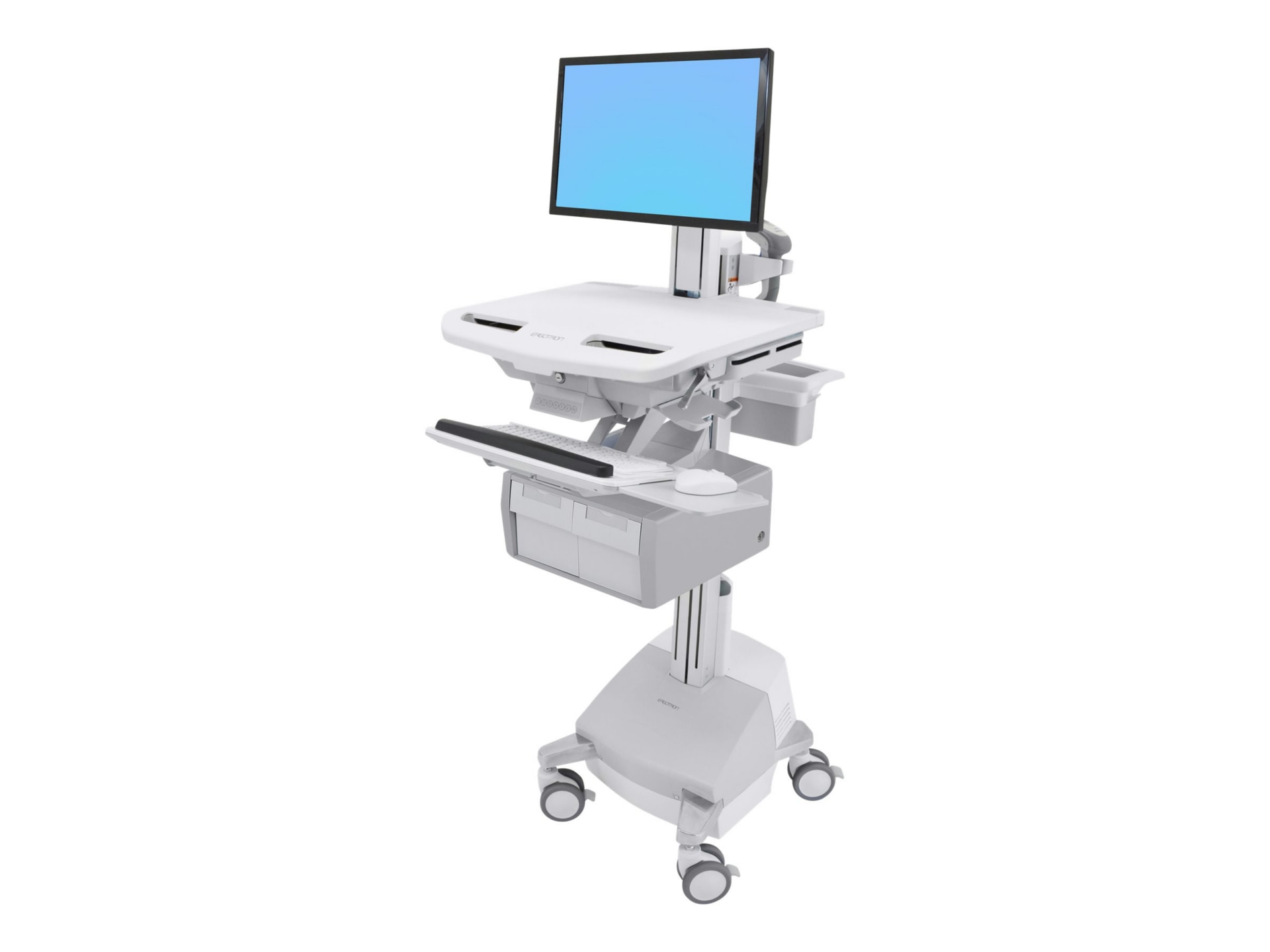 Ergotron StyleView cart - open architecture - for LCD display / keyboard /