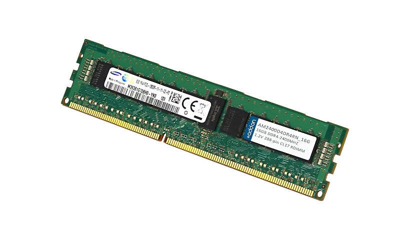 AddOn - DDR4 - module - 16 Go - DIMM 288 broches - 2400 MHz / PC4-19200 - mémoire enregistré