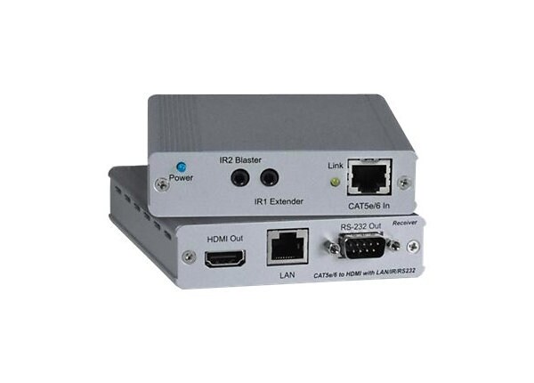 NTI VEEMUX ST-C64KPOE-HDBT-R-LC HDMI HDBase-T POE Receiver - video/audio/infrared/network extender - 10Mb LAN, 100Mb