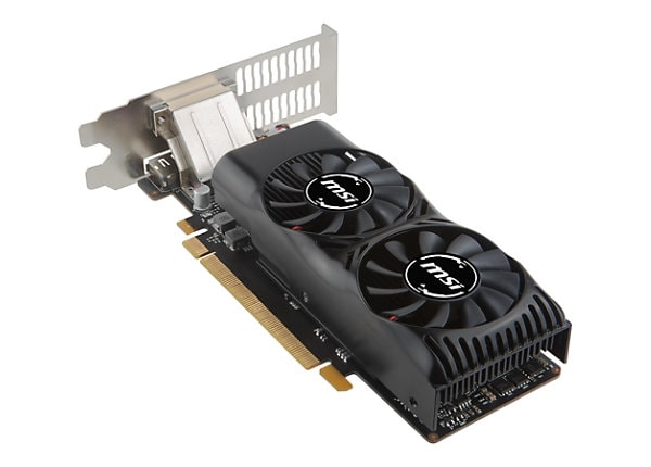 MSI GTX 1050 2GT LP - graphics card - NVIDIA GeForce GTX 1050 - 2 GB