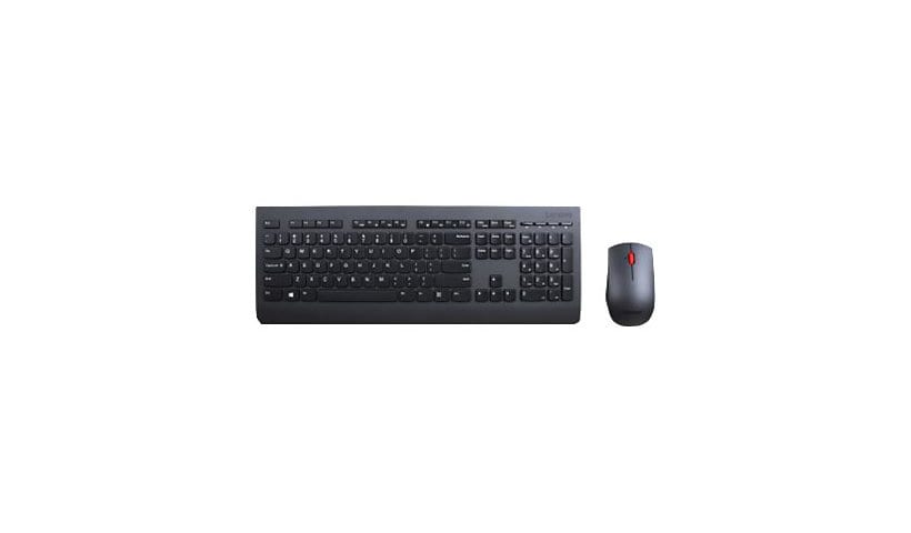 Lenovo Professional Combo - keyboard and mouse set - Canadian French