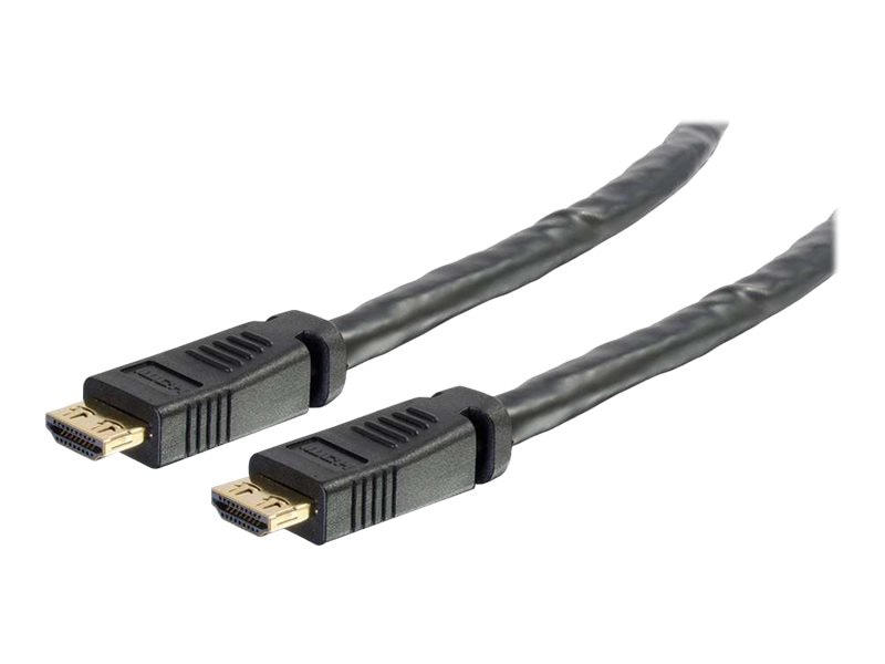 C2G 50ft 4K HDMI Cable with Gripping Connectors - Plenum Rated - HDMI cable