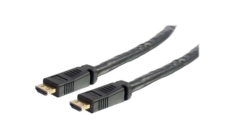 C2G 50ft Standard Speed HDMI Cable with Gripping Connectors -CL2P Plenum Rated