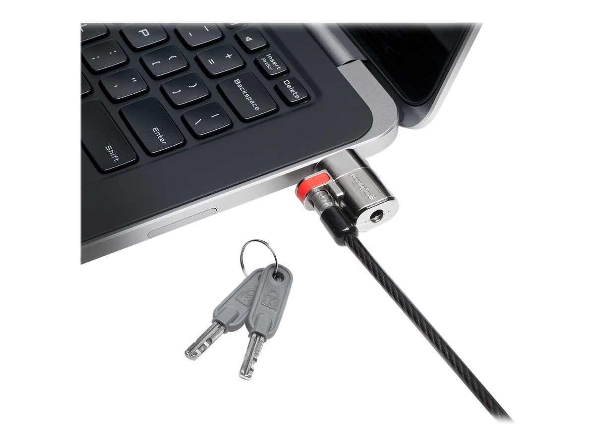 Kensington ClickSafe Keyed Laptop Lock for Dell Laptops and Tablets - Maste