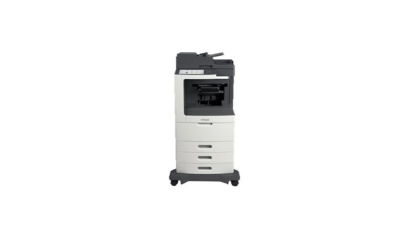 Lexmark MX810dtpe - imprimante multifonctions - Noir et blanc