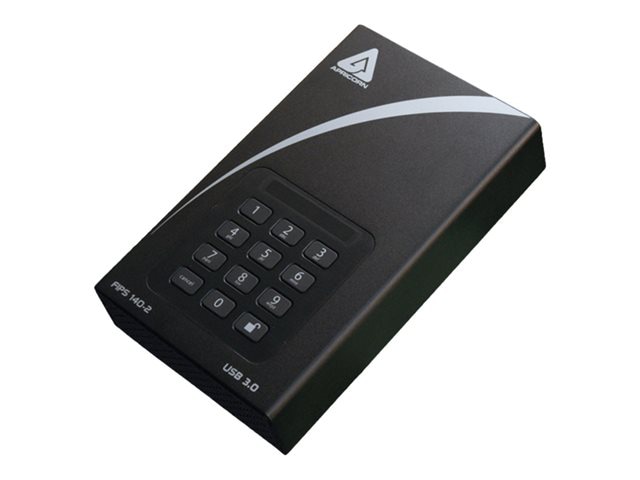Apricorn Aegis Padlock DT ADT-3PL256F-10TB - hard drive - 10 TB - USB 3.0