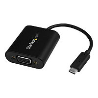 StarTech.com USB-C to VGA Adapter - 1920x1200 - USB C Adapter - USB Type C to VGA Monitor / Projector Adapter