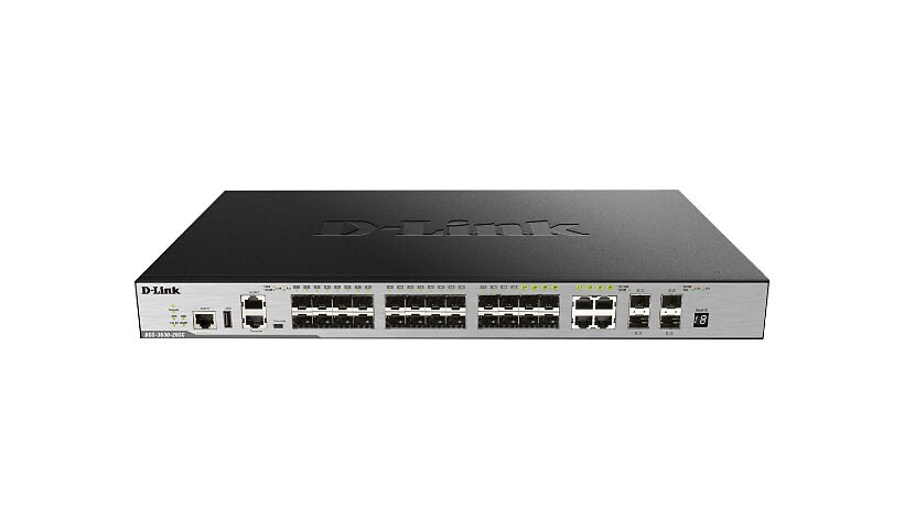 D-Link DGS 3630-28TC - switch - 28 ports - managed - rack-mountable
