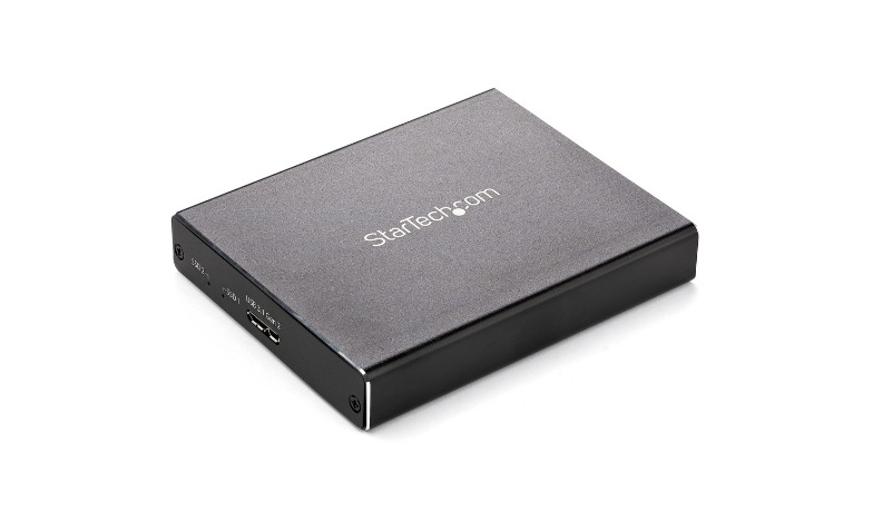 StarTech.com Dual M.2 Enclosure, RAID, M.2 SATA SSD