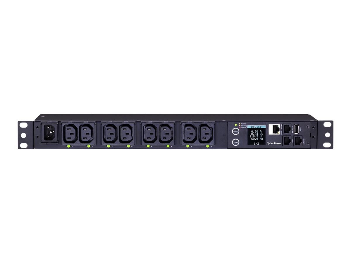 Thumbnail 2 of 3 for CyberPower Switched Metered-by-Outlet PDU81004 - power distribution unit