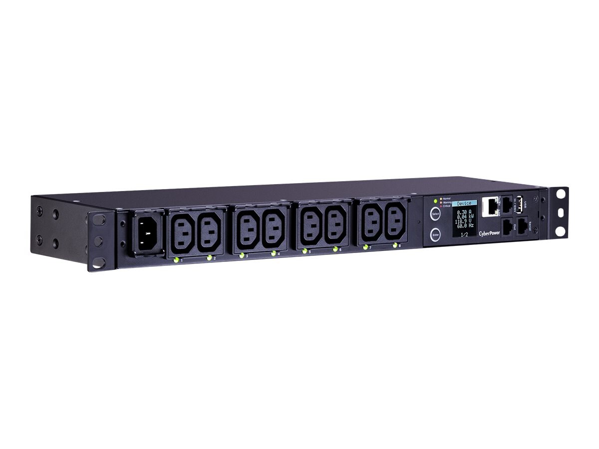 Thumbnail 3 of 3 for CyberPower Switched Metered-by-Outlet PDU81004 - power distribution unit