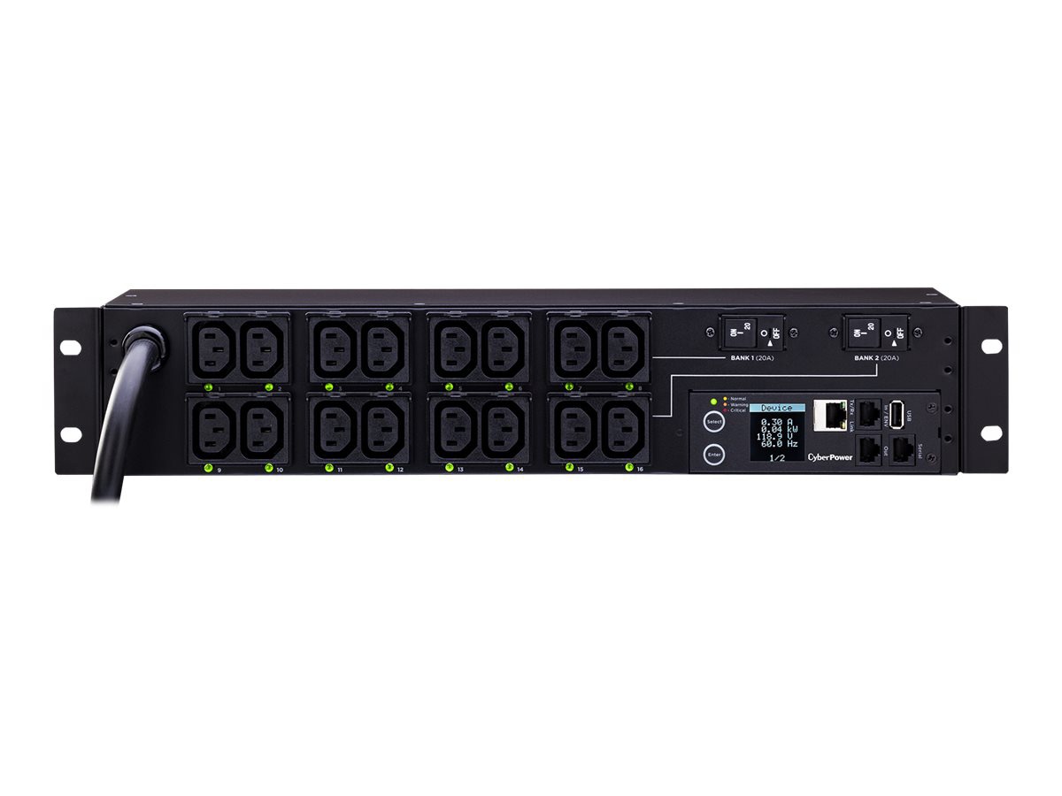 Thumbnail 2 of 3 for CyberPower Switched Metered-by-Outlet PDU81007 - power distribution unit