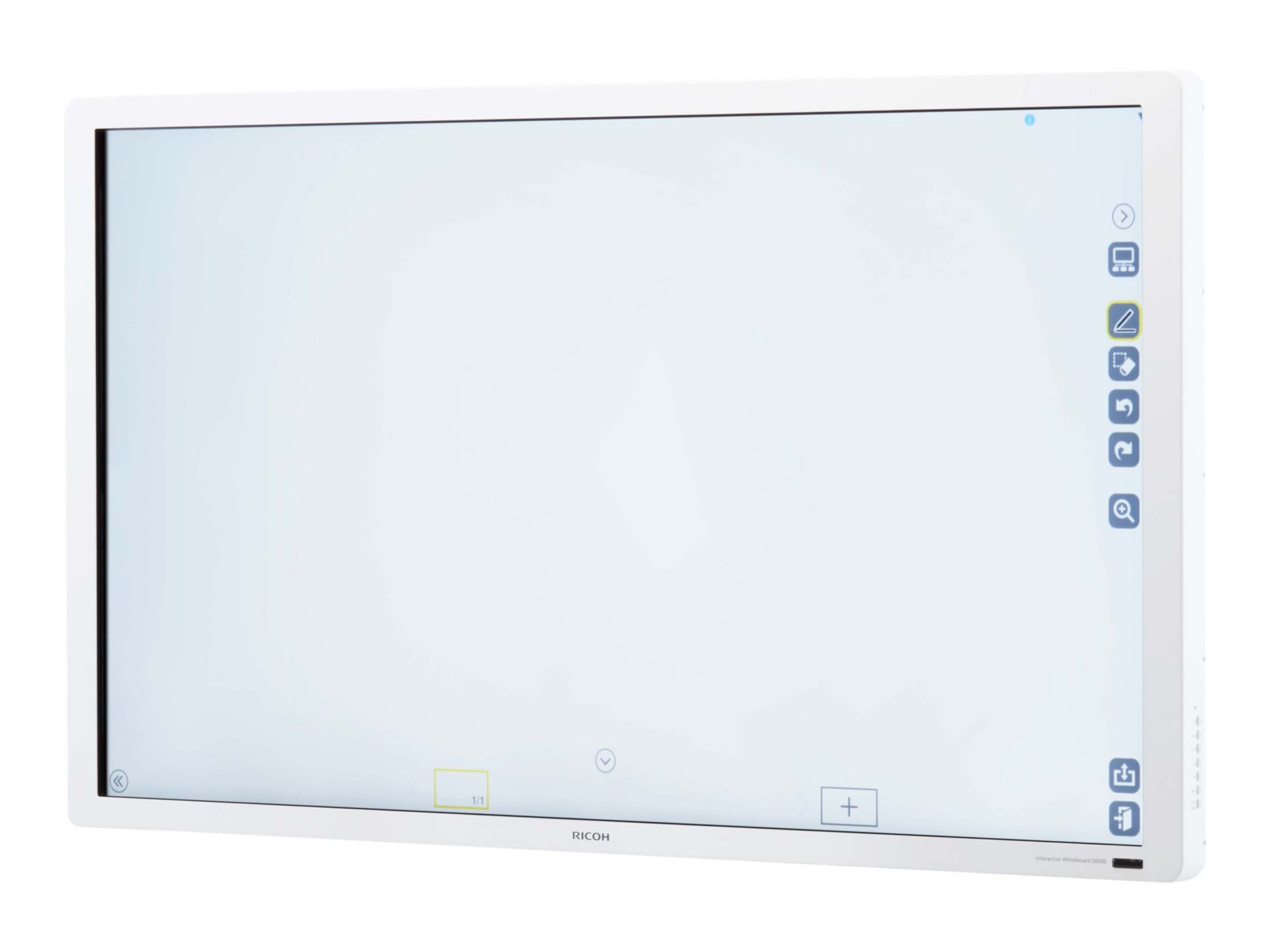 Ricoh Interactive Whiteboard Panel D6500B - interactive whiteboard - USB, V