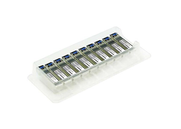 C2G HP J4859C Compatible 10 Pack 1000Base-LX SFP Transceiver TAA - SFP (mini-GBIC) transceiver module - GigE