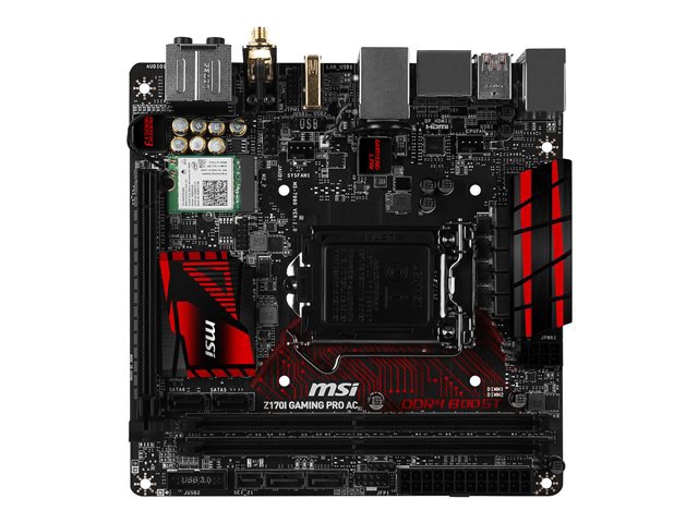 MSI Z170I GAMING PRO AC - motherboard - mini ITX - LGA1151 Socket - Z170