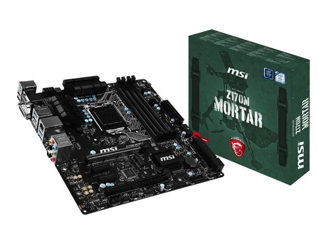 MSI Z170M MORTAR - motherboard - micro ATX - LGA1151 Socket - Z170