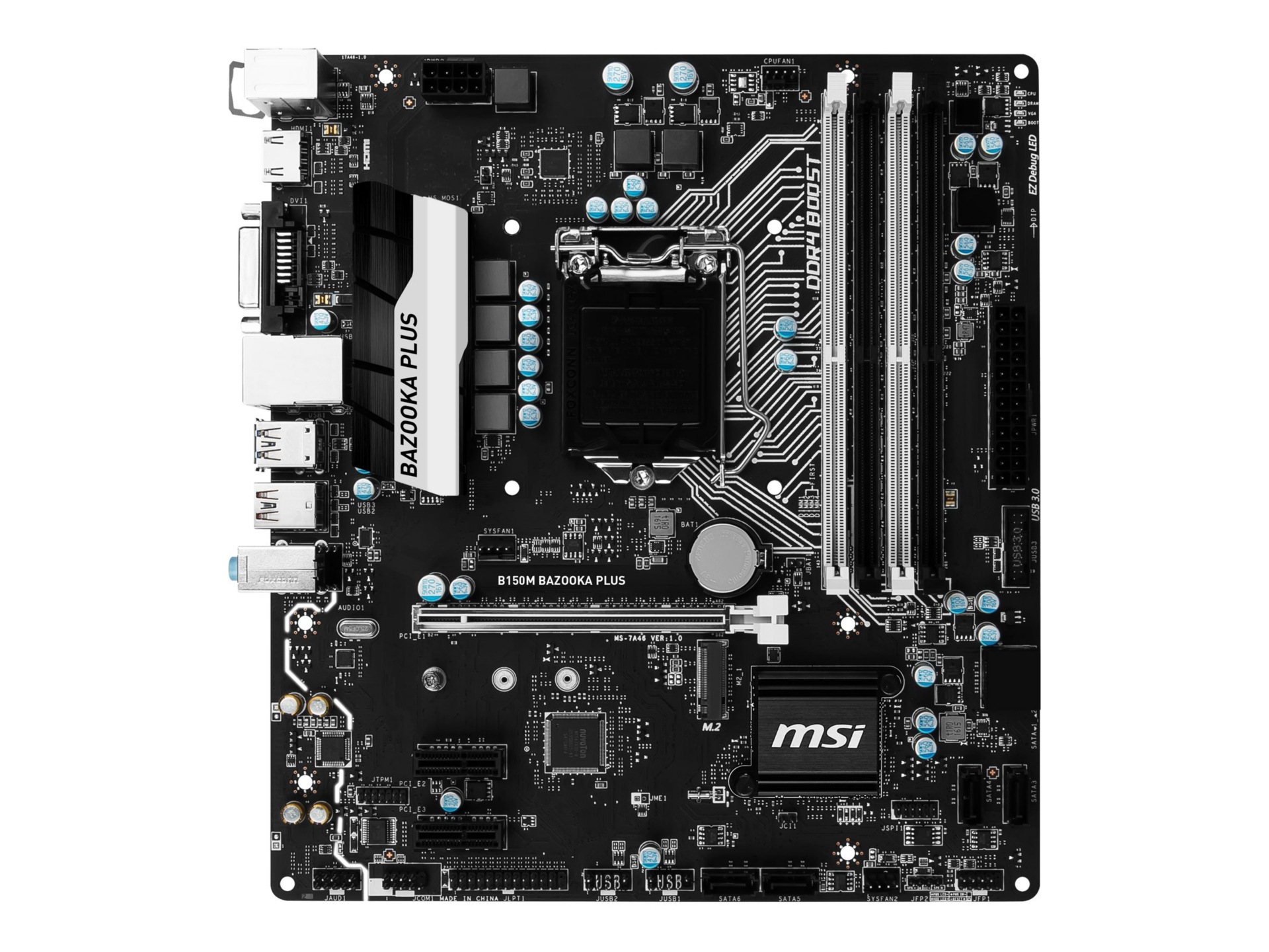 MSI B150M BAZOOKA PLUS - motherboard - micro ATX - LGA1151 Socket - B150