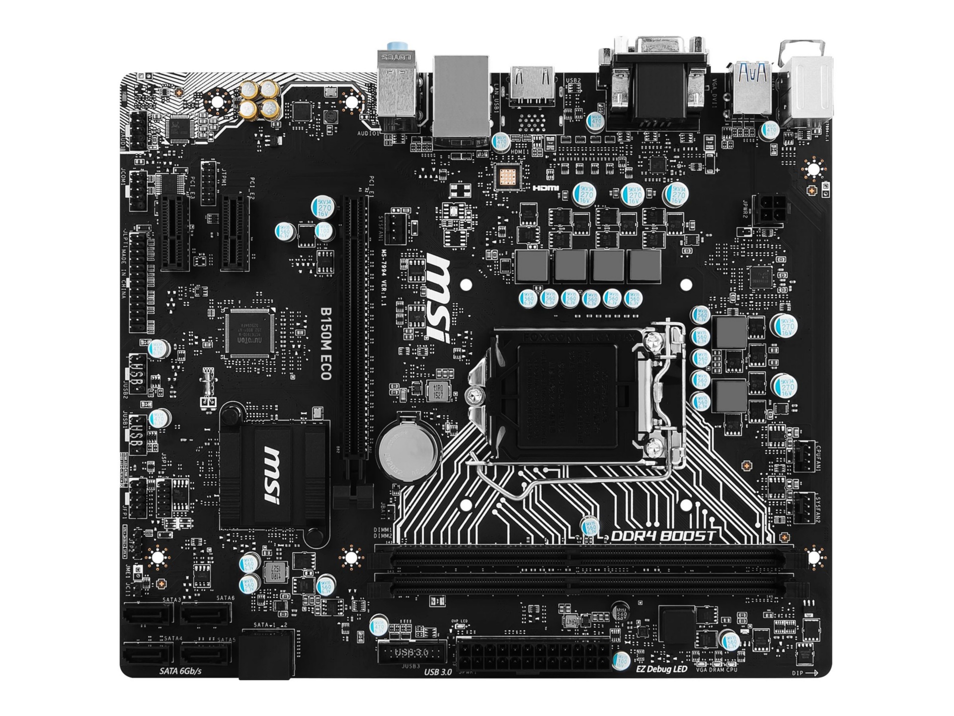 MSI B150M ECO - motherboard - micro ATX - LGA1151 Socket - B150