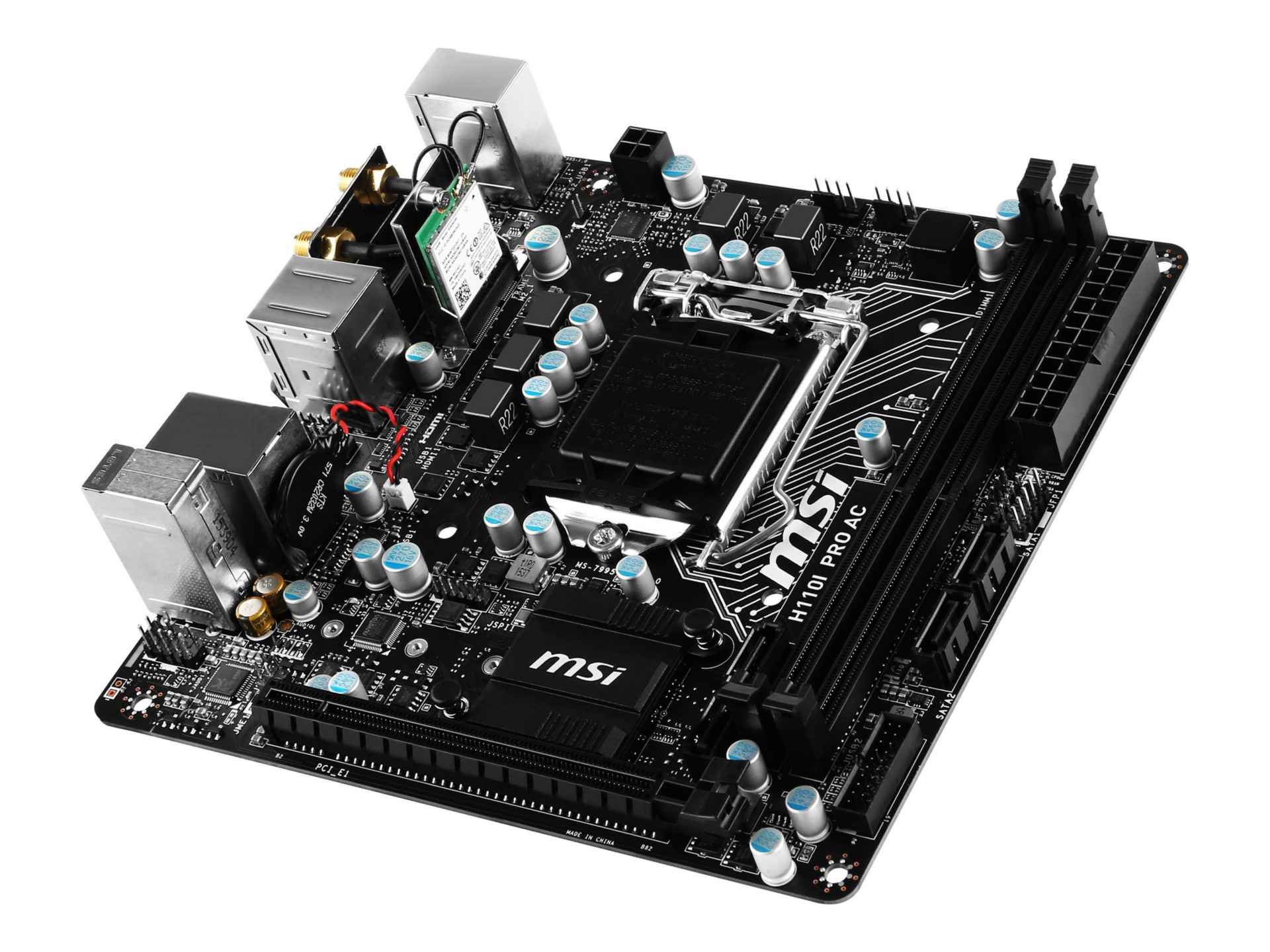 MSI H110I PRO AC - motherboard - mini ITX - LGA1151 Socket - H110