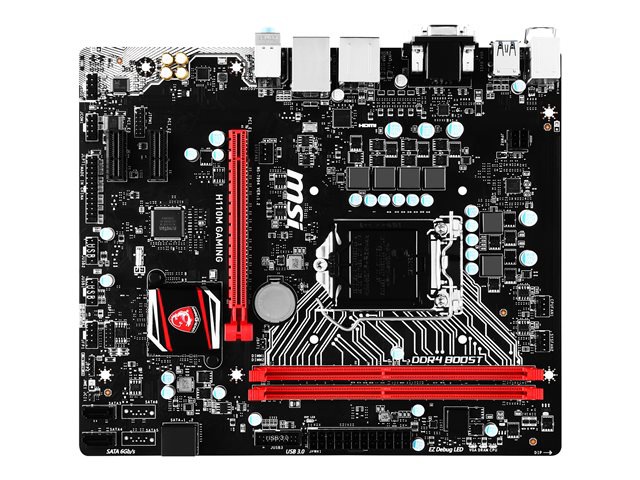 MSI H110M GAMING - motherboard - micro ATX - LGA1151 Socket - H110