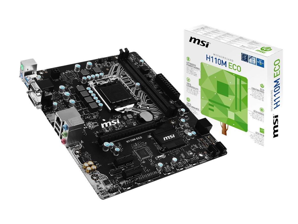 MSI H110M ECO - motherboard - micro ATX - LGA1151 Socket - H110