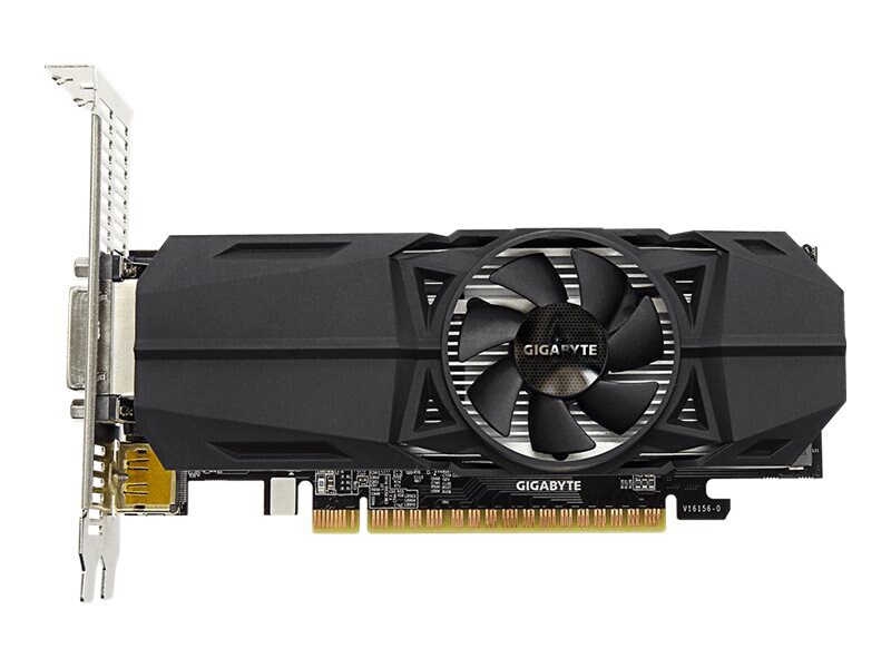 Gigabyte GeForce GTX 1050 OC 2G - graphics card - NVIDIA GeForce GTX 1050 - 2 GB