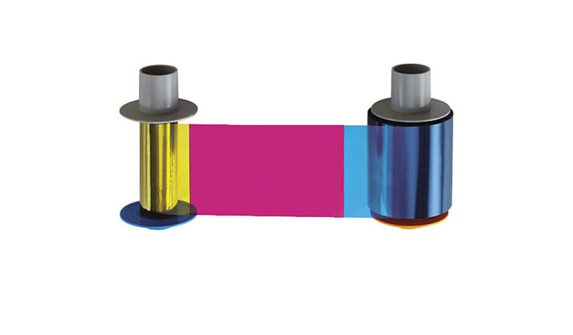 Fargo - 1 - black, yellow, cyan, magenta, black resin - print ribbon