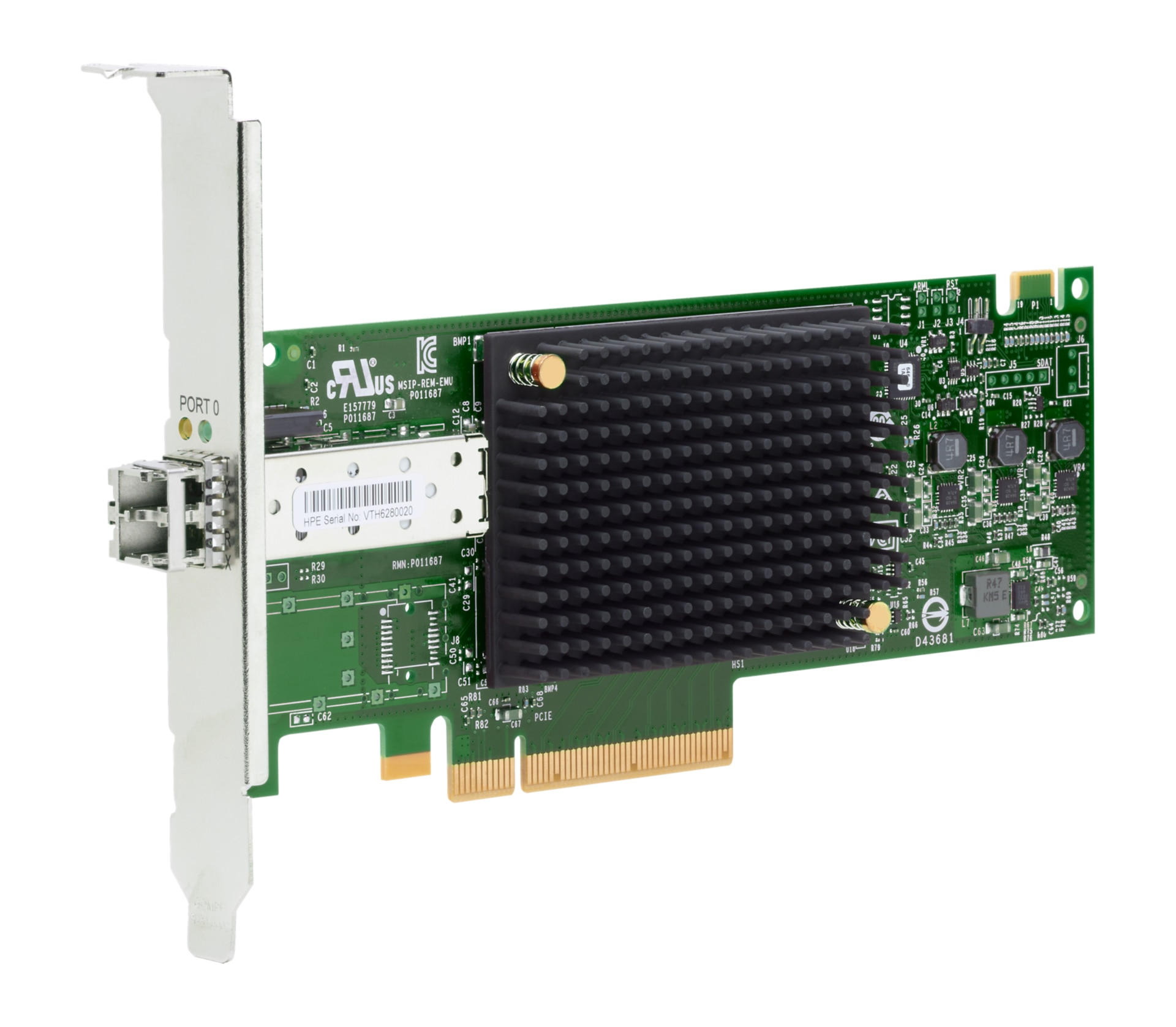 HPE StoreFabric SN1600E - host bus adapter - PCIe 3.0 x8 - 32Gb Fibre Channel x 1