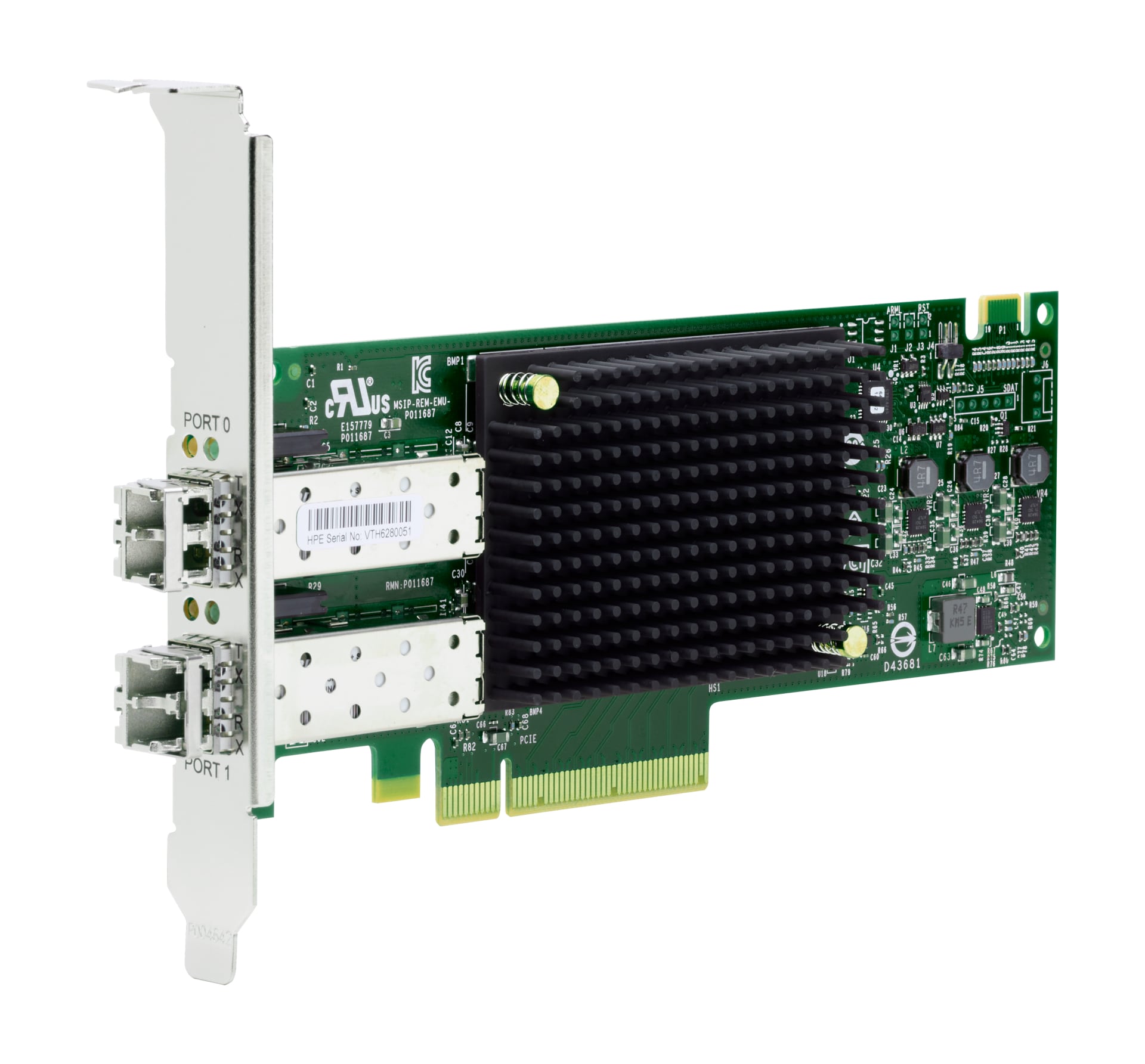 HPE StoreFabric SN1600E - host bus adapter - PCIe 3.0 x8 - 32Gb Fibre Chann