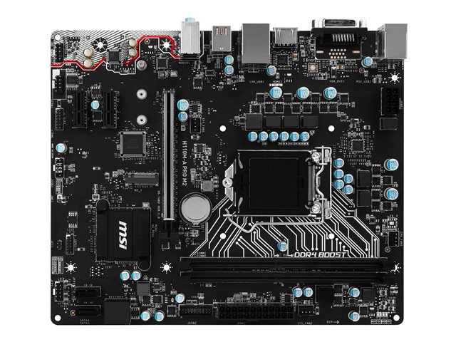 MSI H110M-A PRO M2 - motherboard - micro ATX - LGA1151 Socket - H110