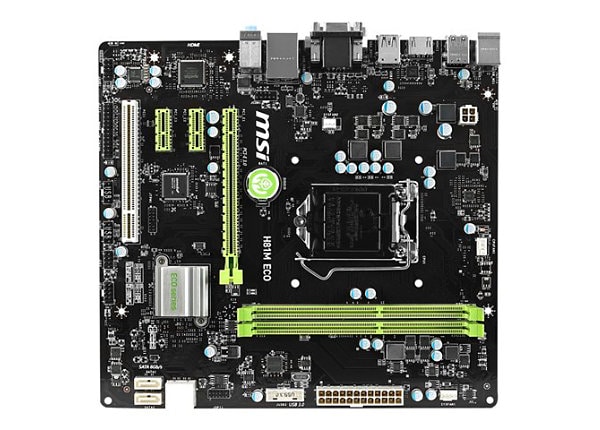 MSI H81M ECO - motherboard - micro ATX - LGA1150 Socket - H81