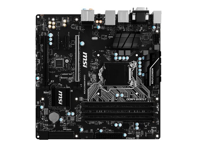 MSI C236M WORKSTATION - motherboard - micro ATX - LGA1151 Socket - C236