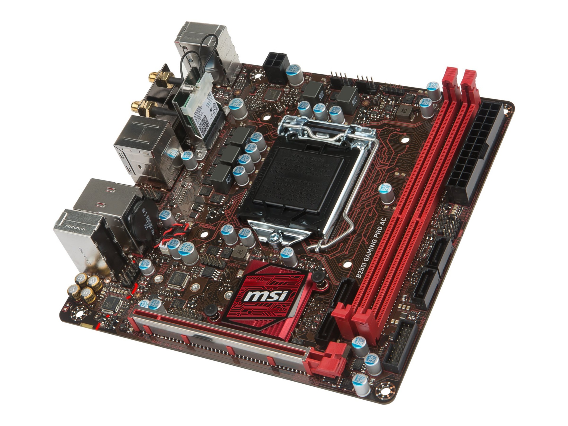 MSI B250I GAMING PRO AC - motherboard - mini ITX - LGA1151 Socket - B250