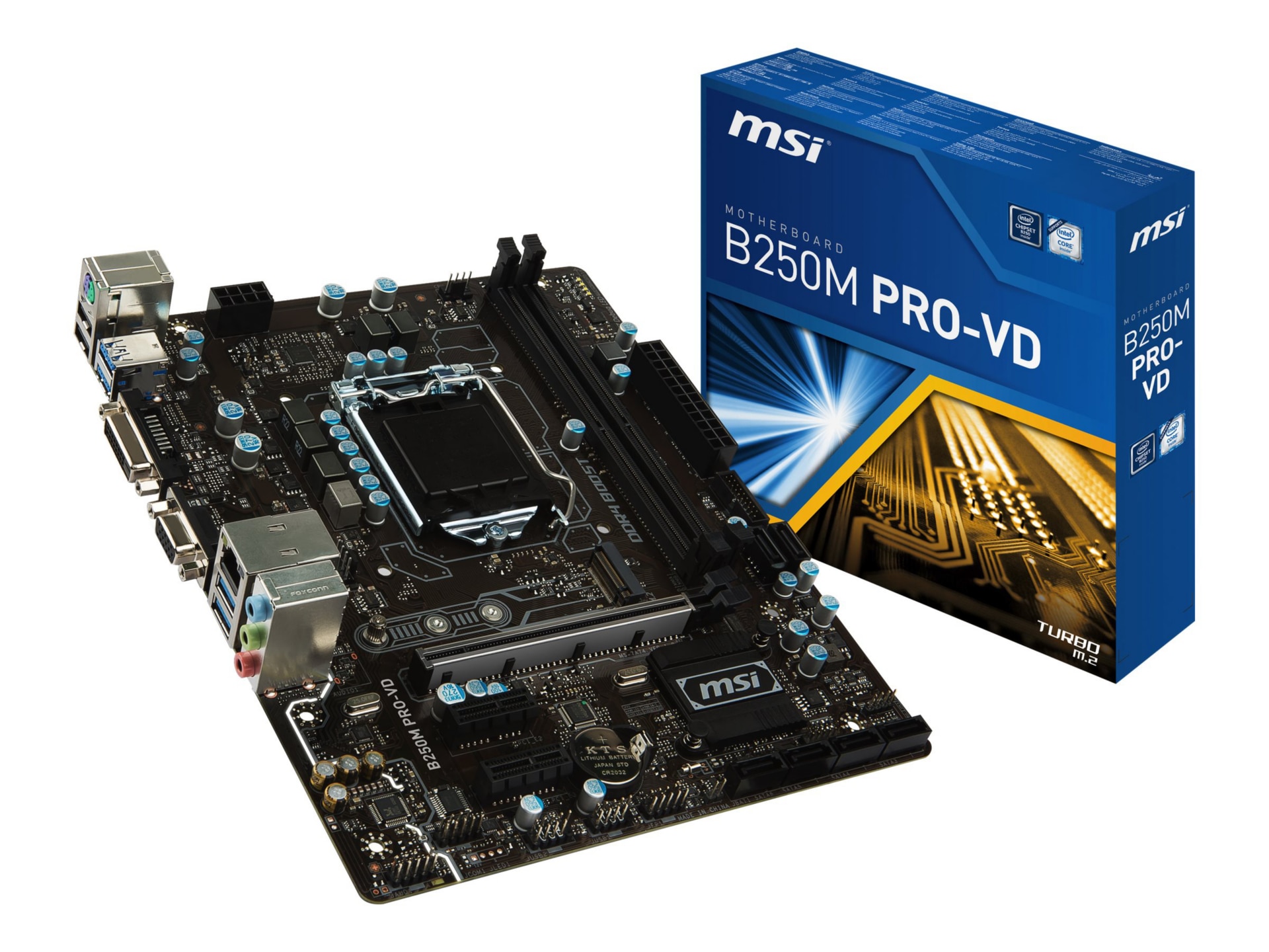MSI B250M PRO-VD - motherboard - micro ATX - LGA1151 Socket - B250