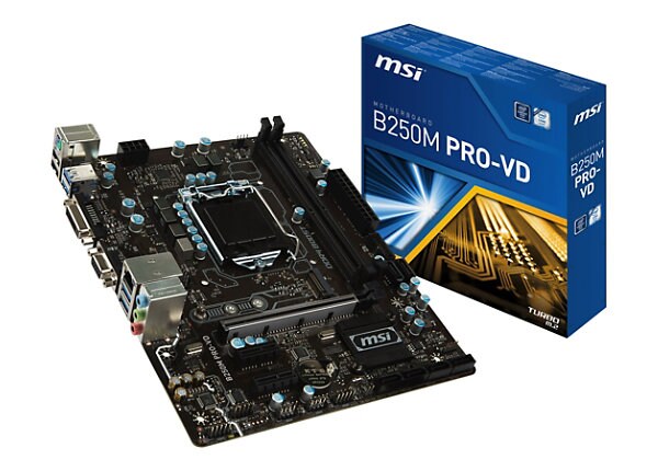 MSI B250M PRO-VD - motherboard - micro ATX - LGA1151 Socket - B250