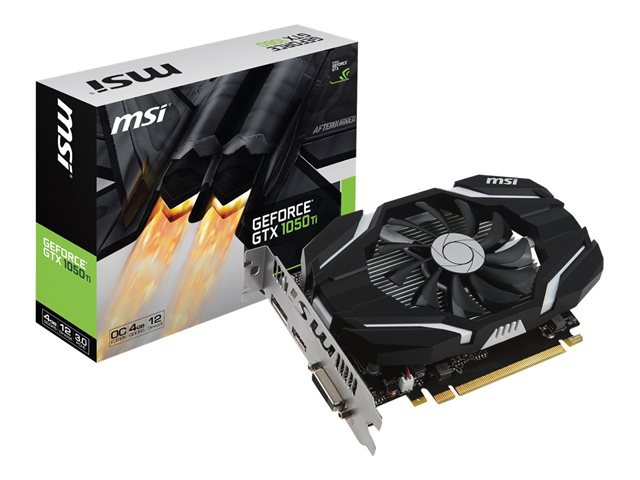MSI GTX 1050 TI 4G OC - graphics card - GF GTX 1050 Ti - 4 GB