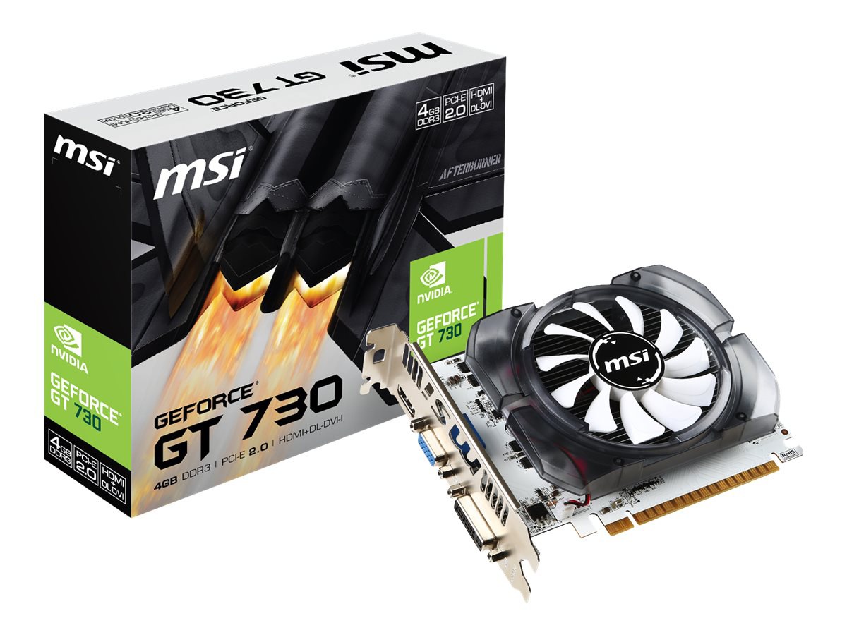 MSI N730-4GD3V2 - graphics card - GF GT 730 - 4 GB