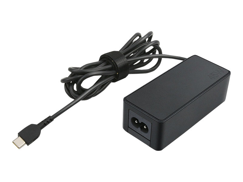 Lenovo 45W Standard AC (USB Type-C) - power adapter - 45 Watt - - Laptop Chargers & Adapters CDWG.com