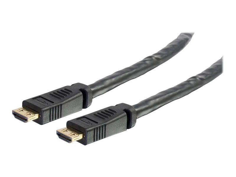C2G 50ft 4K HDMI Cable with Gripping Connectors - Plenum Rated - HDMI cable - TAA Compliant - 15.2 m