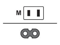 HPE - power cable - NEMA 1-15 to power IEC 60320 C7 - 6 ft