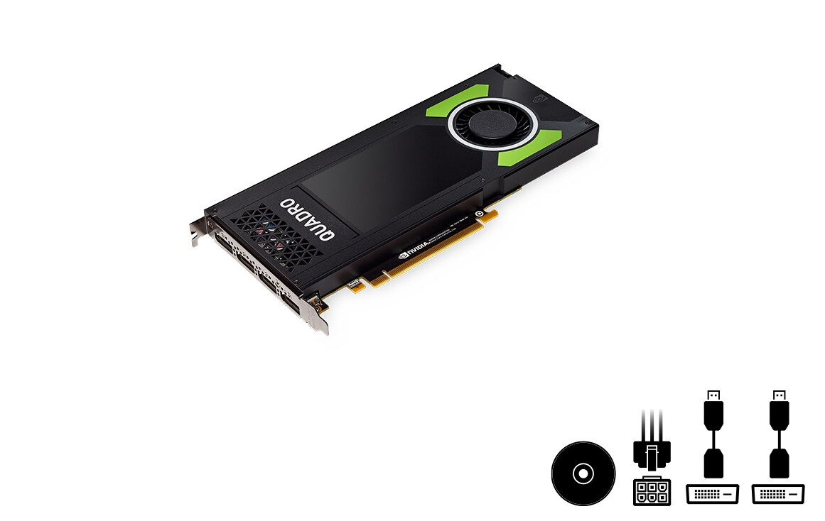 NVIDIA Quadro P4000 - graphics card - 8 GB - Adapters Included