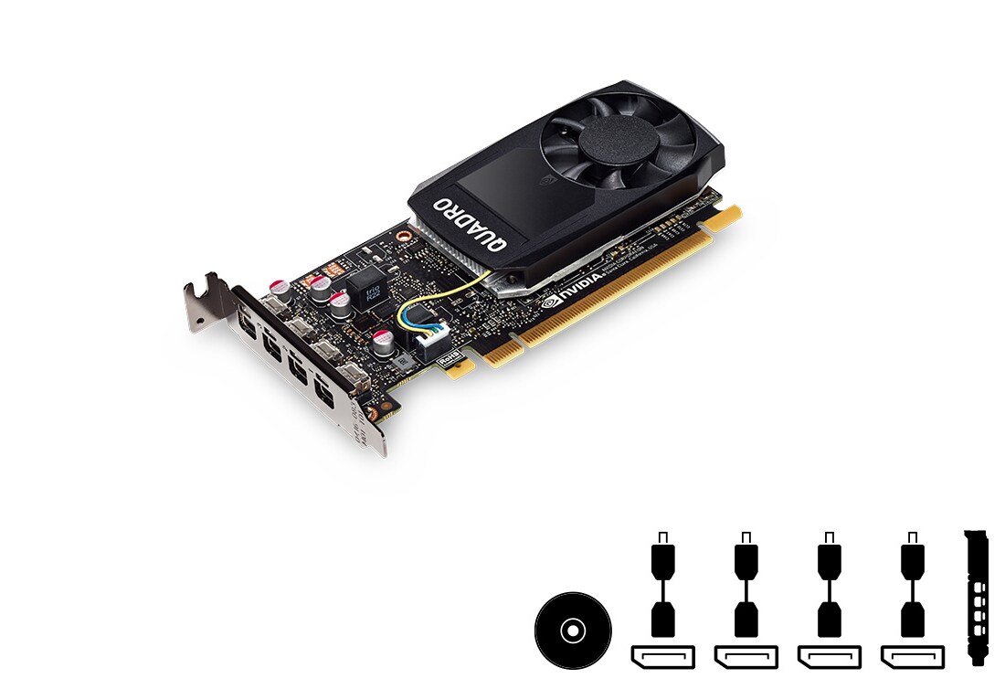 PNY NVIDIA QUADRO P1000 4GB GDDR5