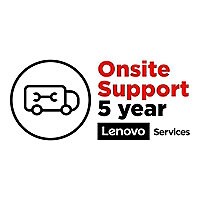 Lenovo Onsite Repair - extended service agreement - 5 years - on-site