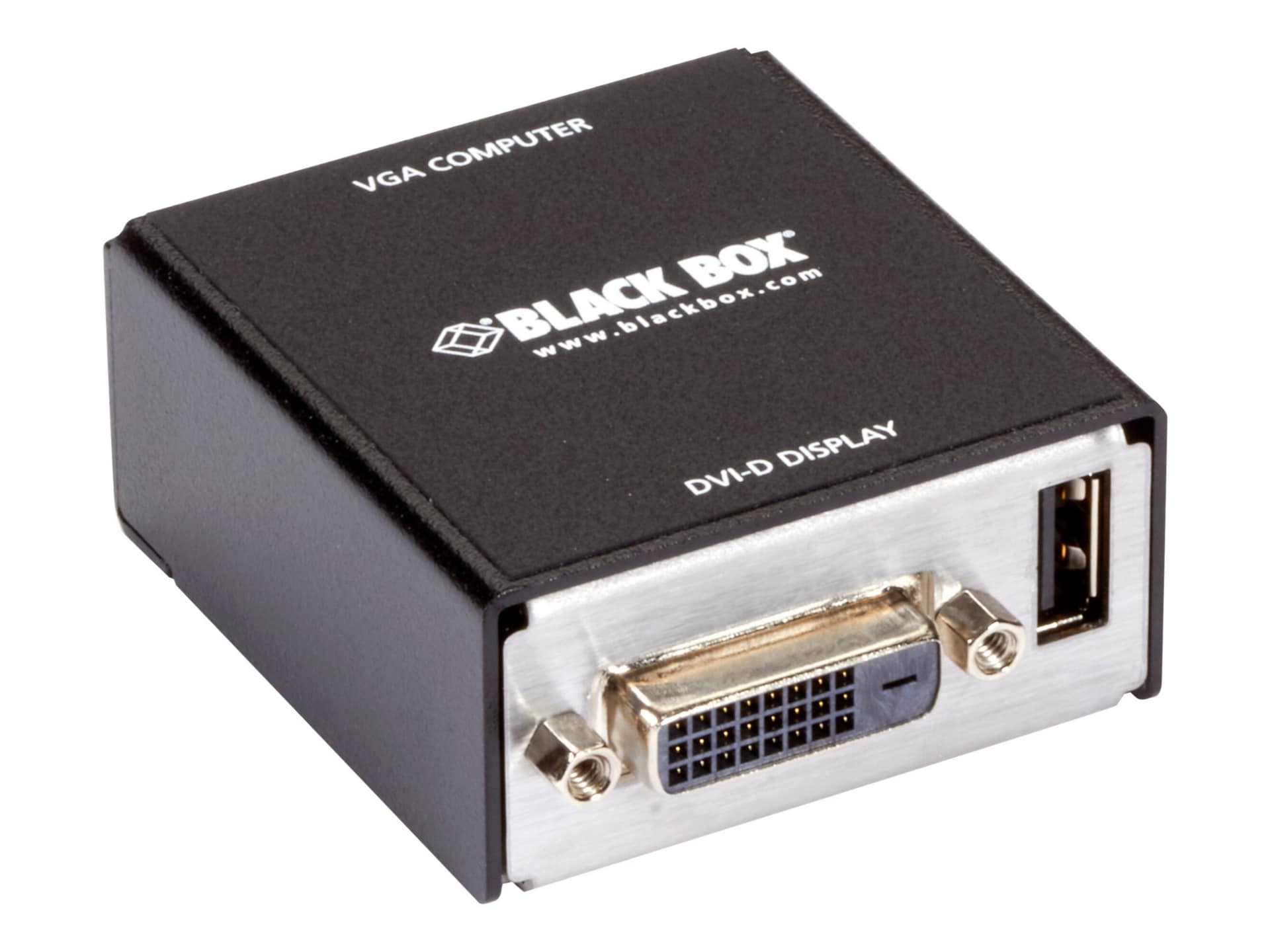 Black Box VGA to DVI-D Video Converter - USB Powered - video converter - TA