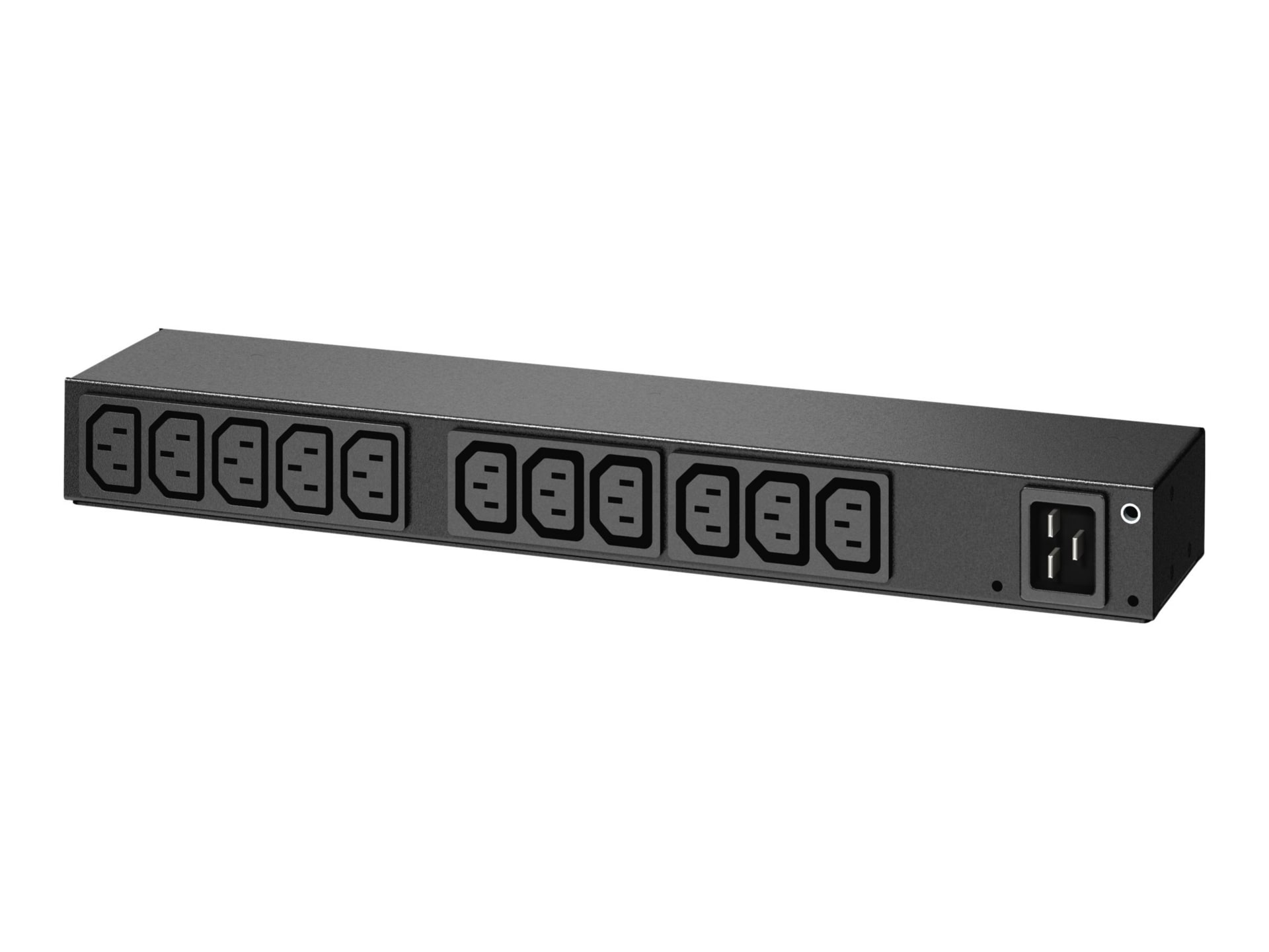 APC NetShelter Basic Rack PDU, 0U, 1PH, 3.3kW, 100-240V 20A or 200-240V 16A, 13 C13 outlets, C20 inlet