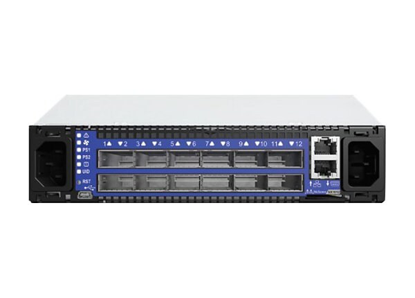 Mellanox SwitchX-2 SX1012X - switch - 12 ports - managed - rack-mountable