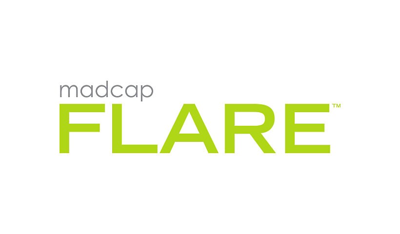 MadCap Flare - license + 1 Year Bronze Maintenance Plan - 1 license
